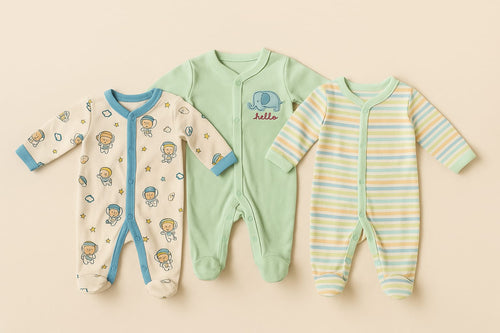 1 Piece Baby Sleeping Suit Random