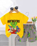 Kids Boys Girls 2Pcs Short Sleeve T-Shirt Shorts