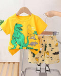 Kids Boys Girls 2Pcs Short Sleeve T-Shirt Shorts