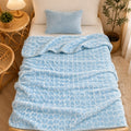 Winter Blankets grey Blue
