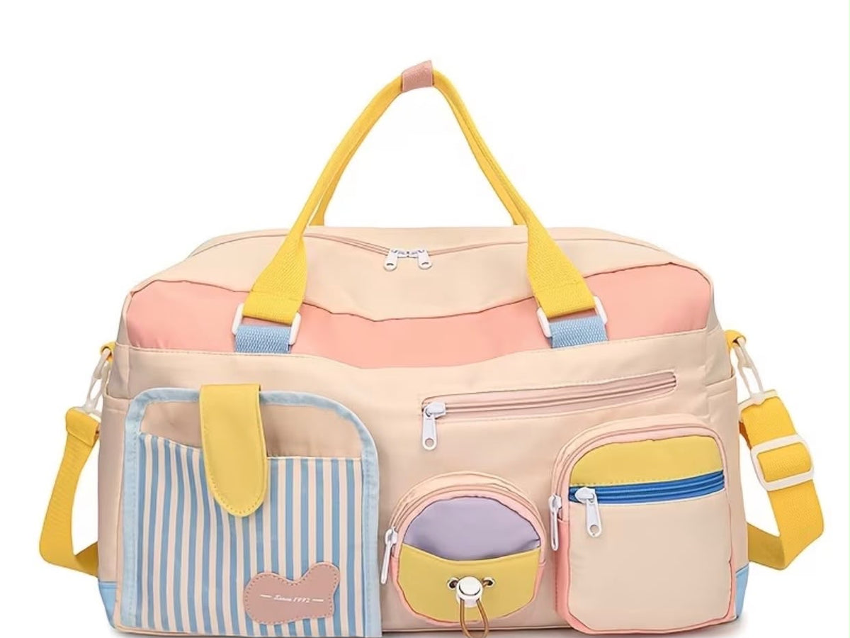 Large Capacity Waterproof Travel Mom Bag (random colors)