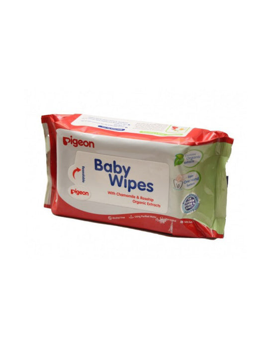 BABY WIPES, CHAM & ROSE 30S