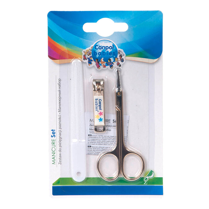 Scissors + nail clipper + nail file