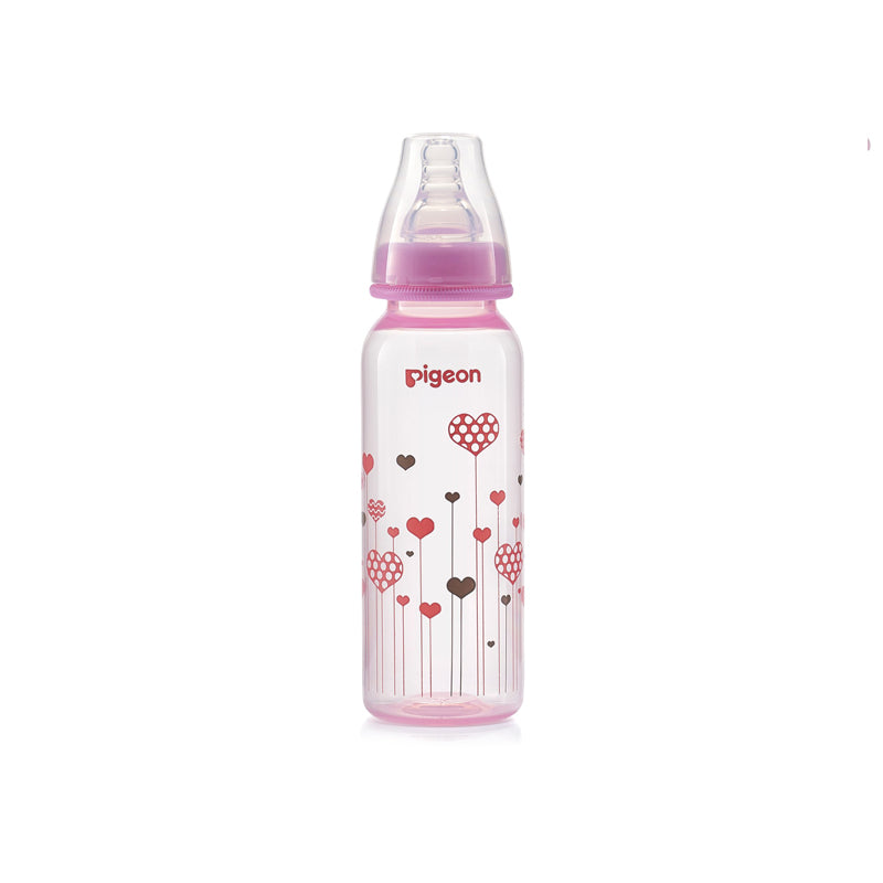 FLEXIBLE FEEDER CLEAR RPP 240 ML PINK