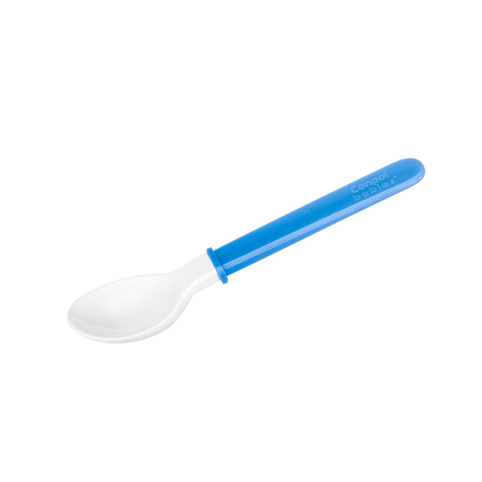 Feeding spoon with soft bowl