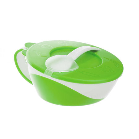 Bowl with spoon green