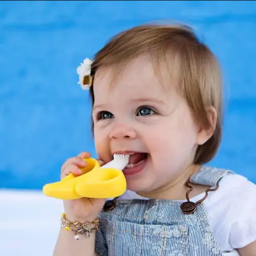 BABY BANANA TOOTHBRUSH TEETHER