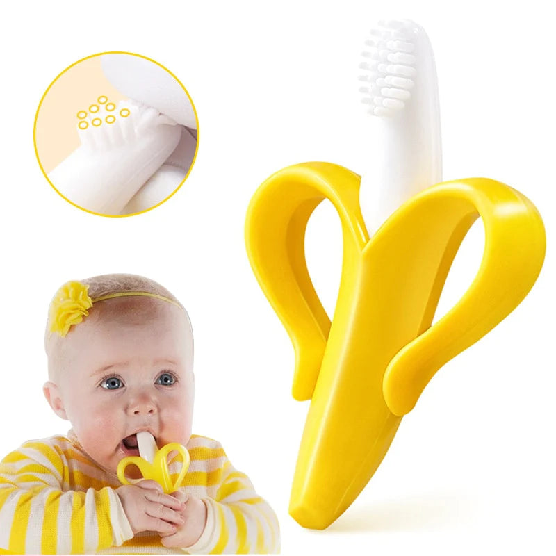 BABY BANANA TOOTHBRUSH TEETHER