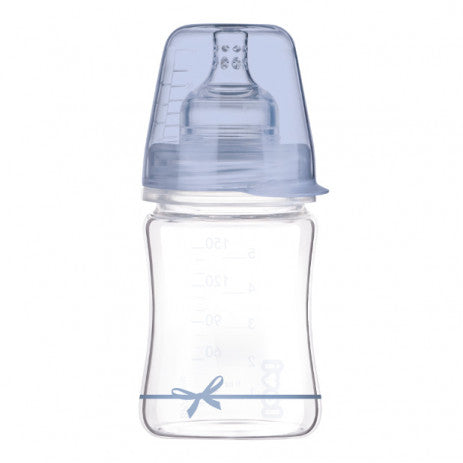 LOVI Glass Bottle DIAMOND GLASS 150 ml Baby Shower boy