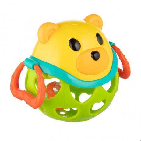 Canpol babies Interactive Toy with Rattle Green Bear