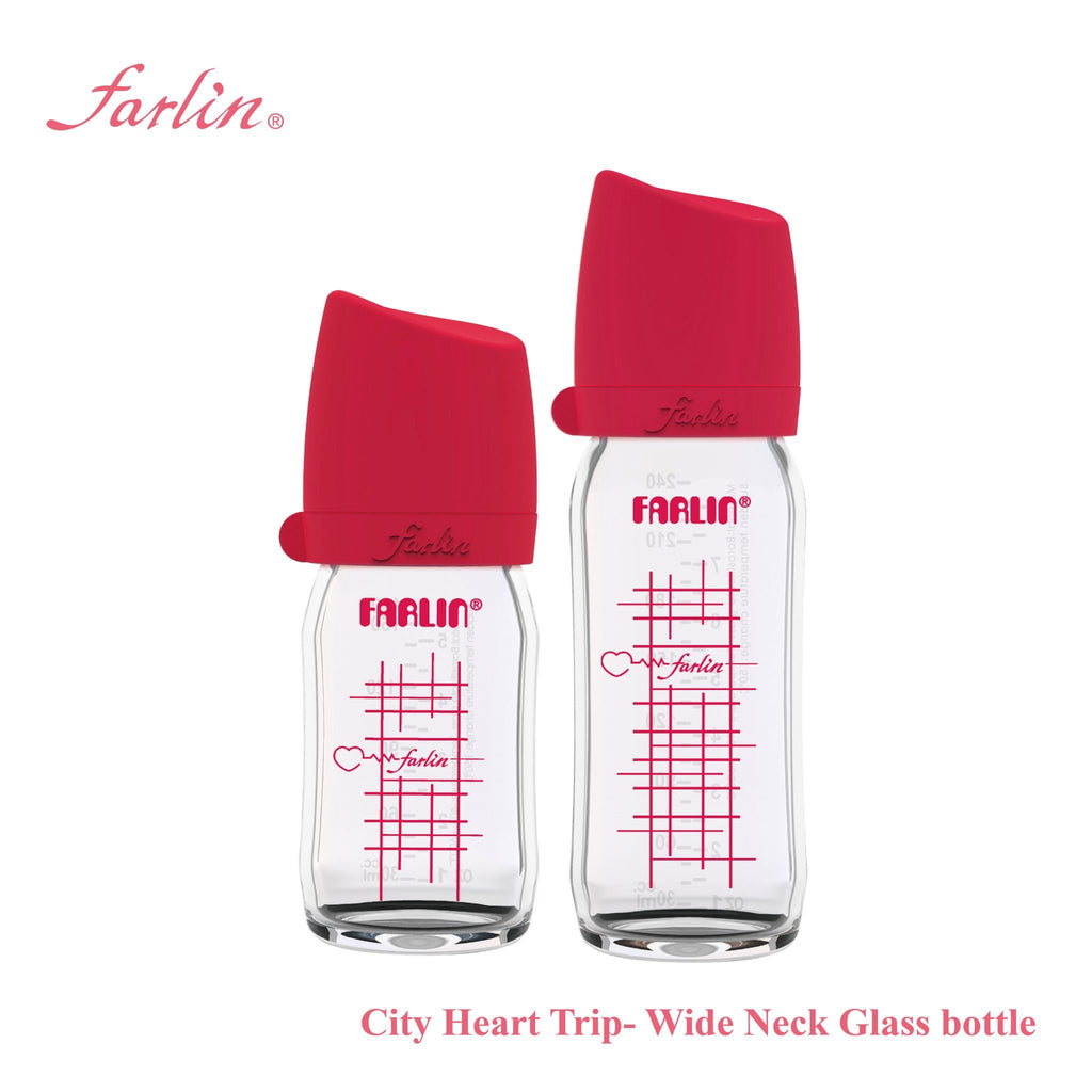 GLASS WIDE NECK FEEDER 160ML