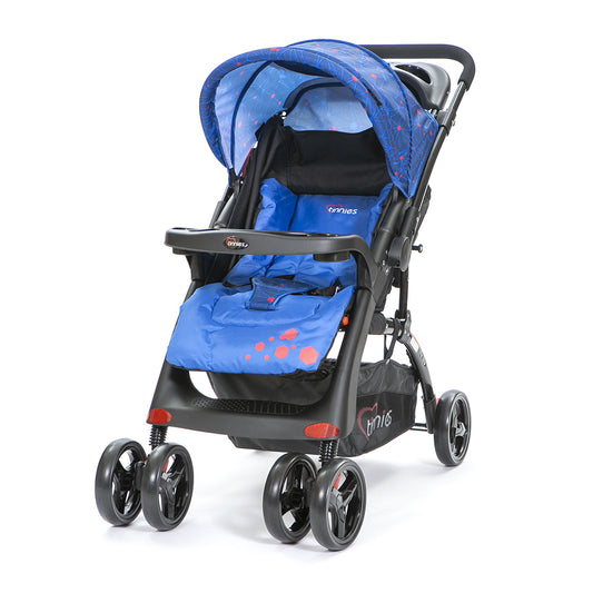 TINNIES BABY STROLLER REVERSIBLE HANDLE-ROYAL BLUE