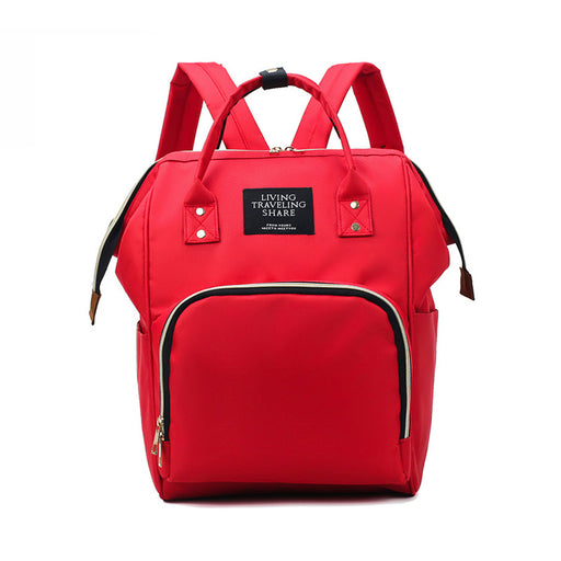 Red Diaper bag backpack 