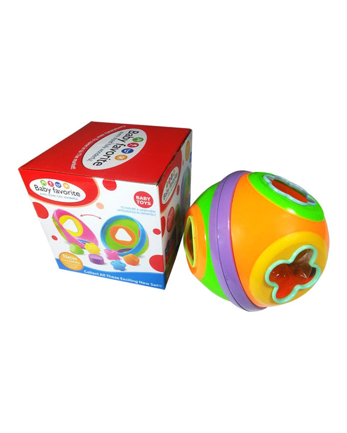 Plastic Shape Sorting Ball for Toddlers