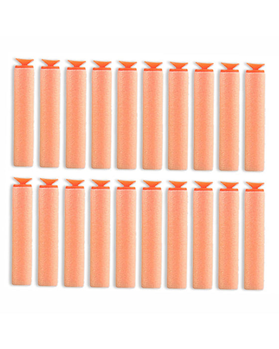Soft Bullet Stick-On Nerf Bullet Darts - Orange (20 Pcs)