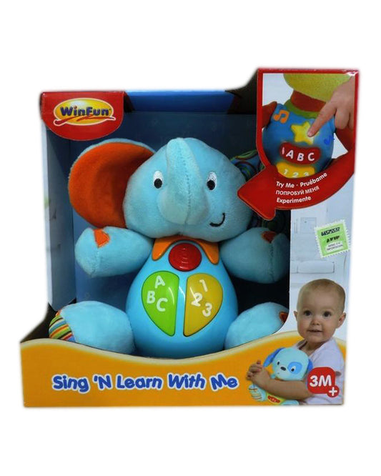 Winfun 689 WinFun Sing N Learn Musical Talking Elephant