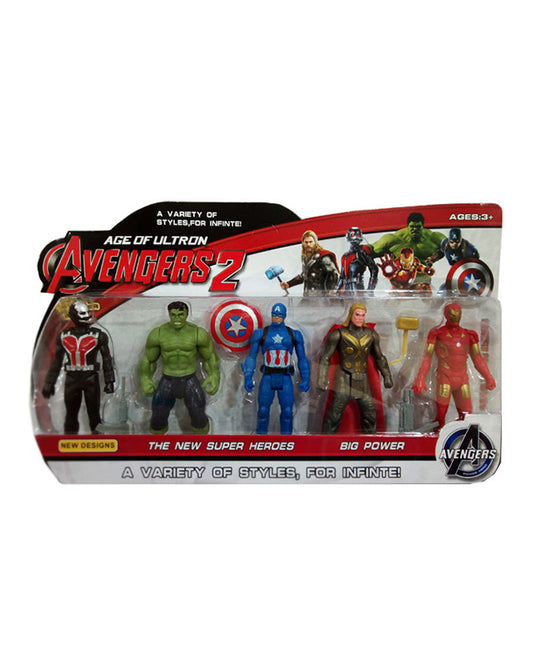 Avengers Assemble - 5 Super Hero Action Figure Set - 5 inches