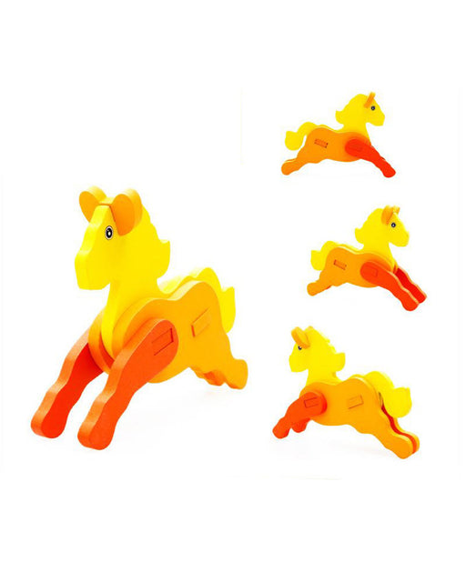 3D Animal Jigsaw Puzzle - Horse