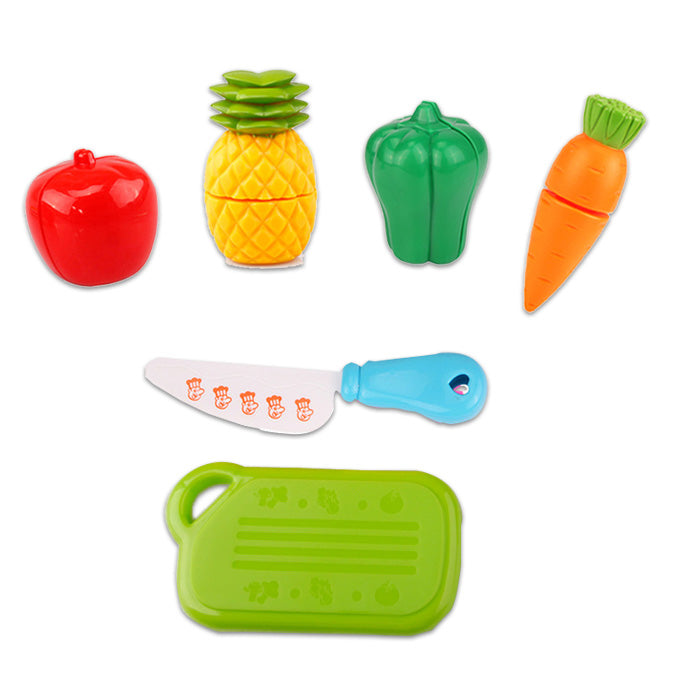 Vegetables & Fruits Cutting Mini Set - 6 Pcs