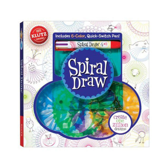 Spiral Draw Stencil with Drawing Book & 6 Color Pen