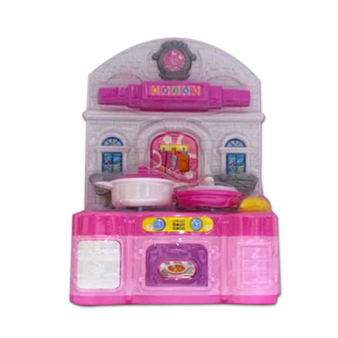 Mini Chef Pink Kitchen Play Set - Battery Operated