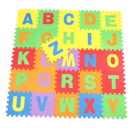 ABC Foam Floor Mat - Capital Alphabets - 11 inch square pieces