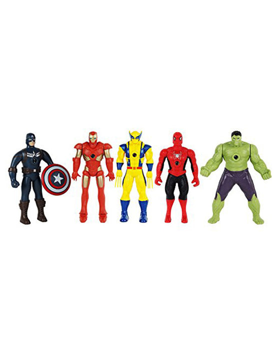 Pack of 5 Marvel Avengers Action Figures With Projector Function - Option A - 6 inches