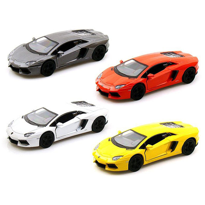 Kinsmart - Lamborghini Aventador Car Metal Pull Back Die Cast