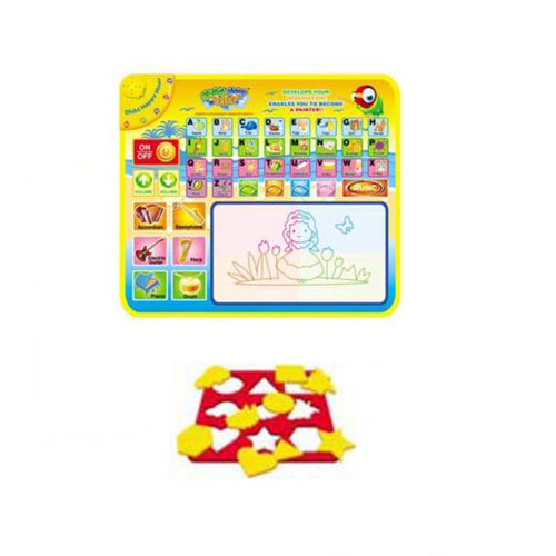 Aquadoodle English Learning Musical Mat with Sounds & Spellings - 2.5 ft