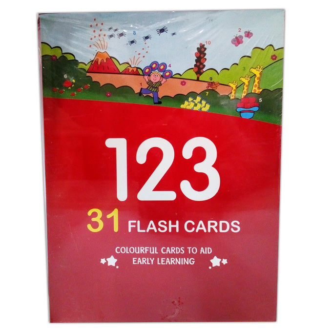Numbers Learning 123 Flash Cards - 31 pcs