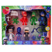 PJ Masks 6 Action Figures and Accessories Set - 4 inches