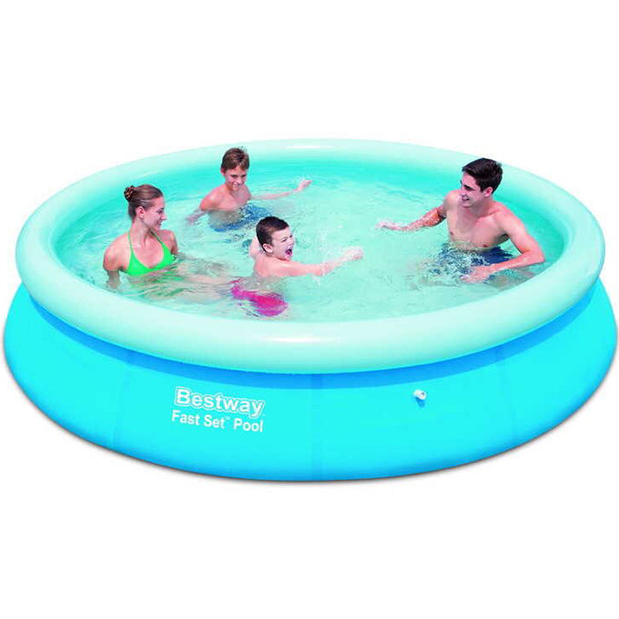 Bestway - Fast Set Inflatable Round Ground Swimming pool ? 12 ft - 57273