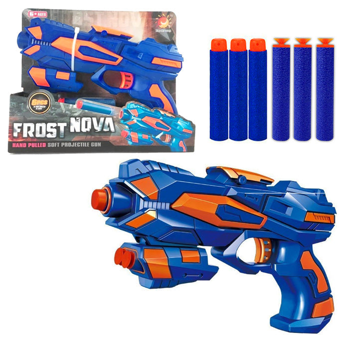 Frost Nova Soft Bullet Dart Shooting Nerf Gun - Manual Reload