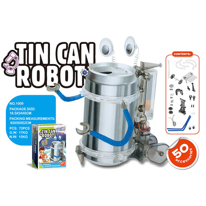 STEM Toys: Tin Can Robot Science Experiment Kit