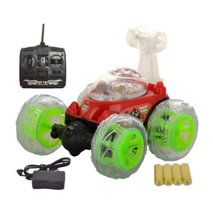 Angry Birds Remote Control - 360 Degrees Rotation Stunt Car