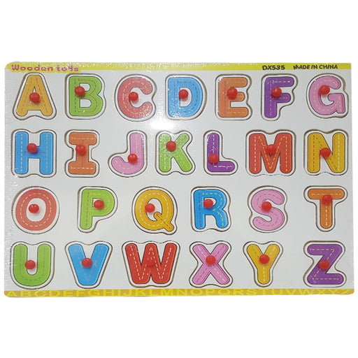 Products Alphabets Learning ABC Line Wooden Puzzle