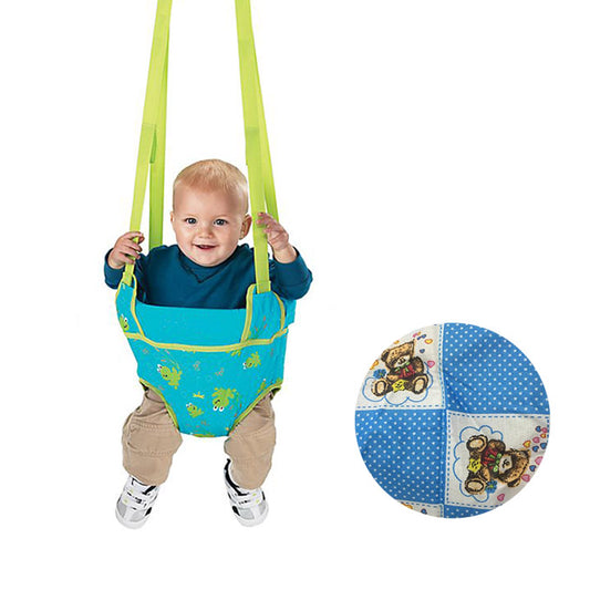 Baby Girl Exercise Doorway Bouncer Jumper - 30 kg support - Blue