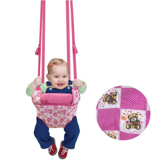 Baby Girl Exercise Doorway Bouncer Jumper - 30 kg support - Pink