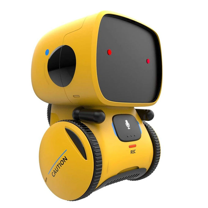 Smart AI - Voice Control and Touch Interactive Dancing Robot Toy - Yellow