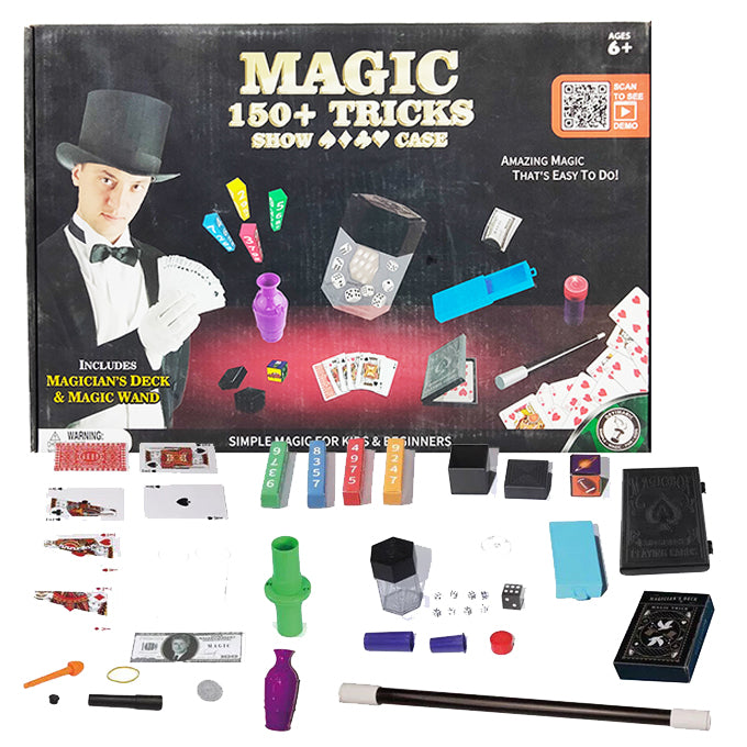 Kids Magic Black Box - 150+ tricks