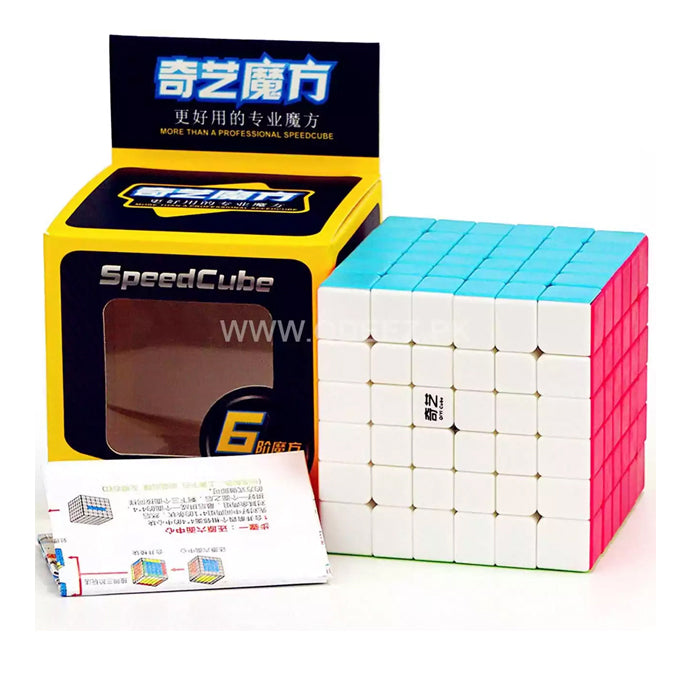 Smart Rubik's Cube 6x6 - Mental Challenge - Sticker less High Speed Extra Smooth Puzzle