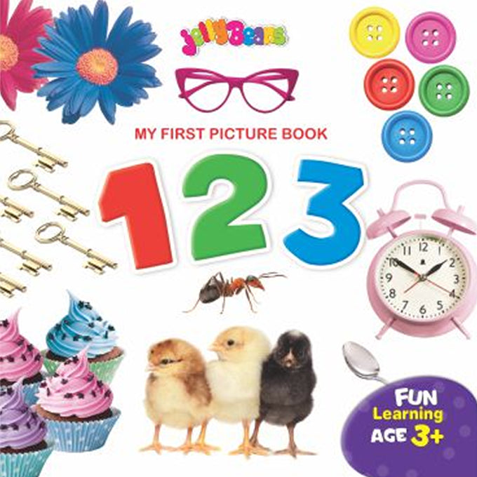 My First Picture Book - 123 Numbers - 1-20 Counting - 6 inches