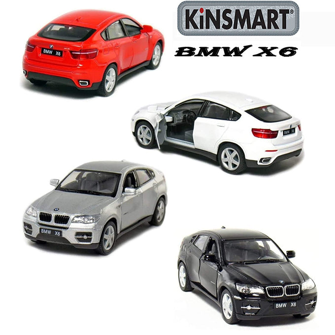 Kinsmart BMW X6 Scaled Model Metal Pull Back Die Cast - Assorted Colors