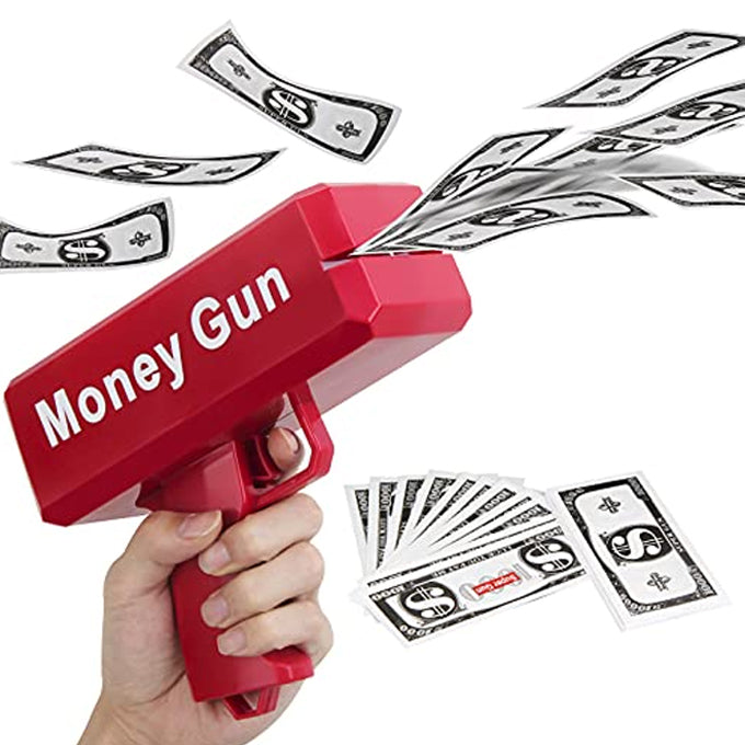 Rain Money Toy Gun Paper Playing Spray Money Prop Party