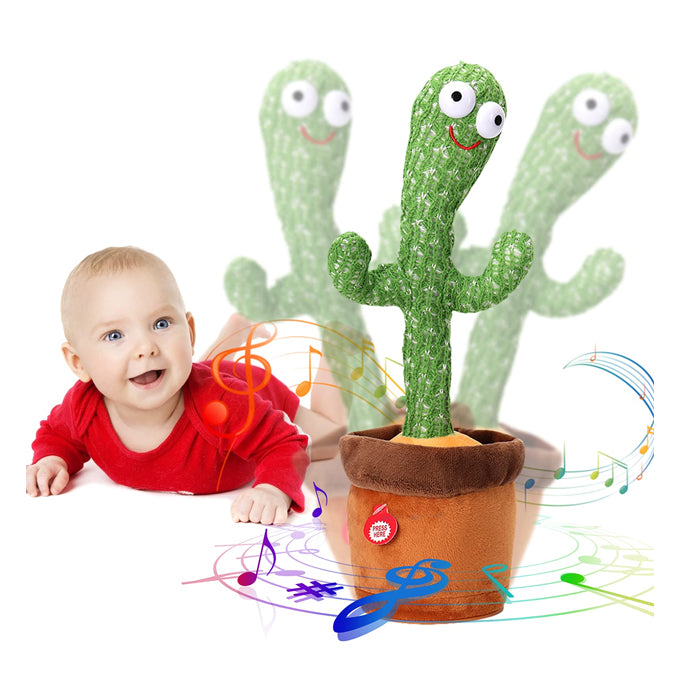 Portable Twisting Music Song Dancing Cactus Toy