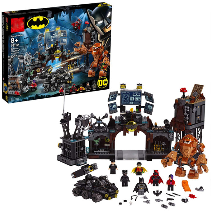 Batman Batcave Clayface Invasion Building Blocks Toys Lari 11353 -1071 Pcs