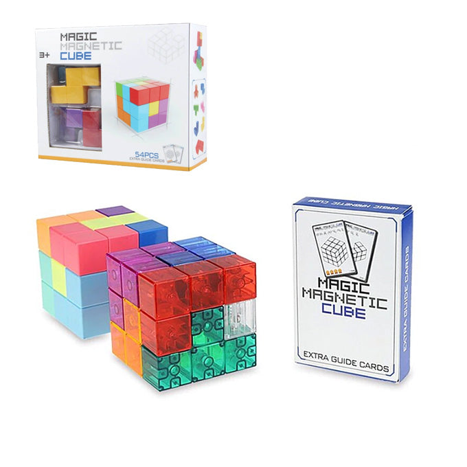 Magic Magnetic Cube Magnetic (108 Pattern ) - Intelligence Gift
