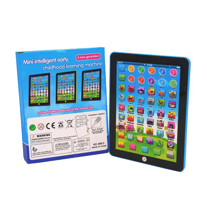 New Educational Tablet English Alphabets Words and Math Learning Machine for Kids - 7 inches