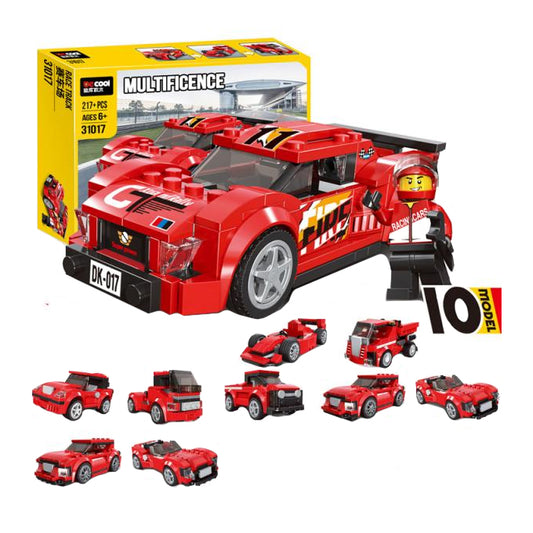 Architect Multificence Sports Cars Building Decool blocks 10 IN 1 Set - 31017 - 217pcs