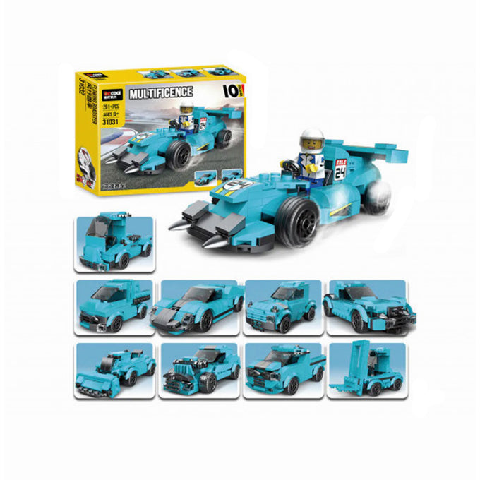 Architect Multificence Thunder Racing Vehicle (10 changes) Building Blocks For kids - 31031